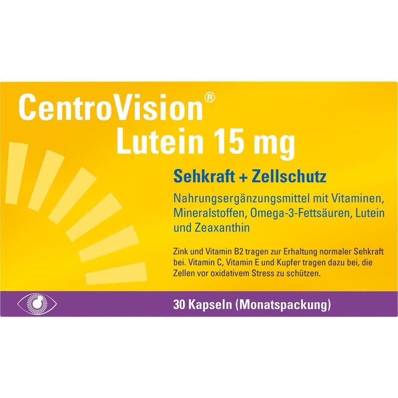 CENTROVISION Lutein 15 mg Kapseln