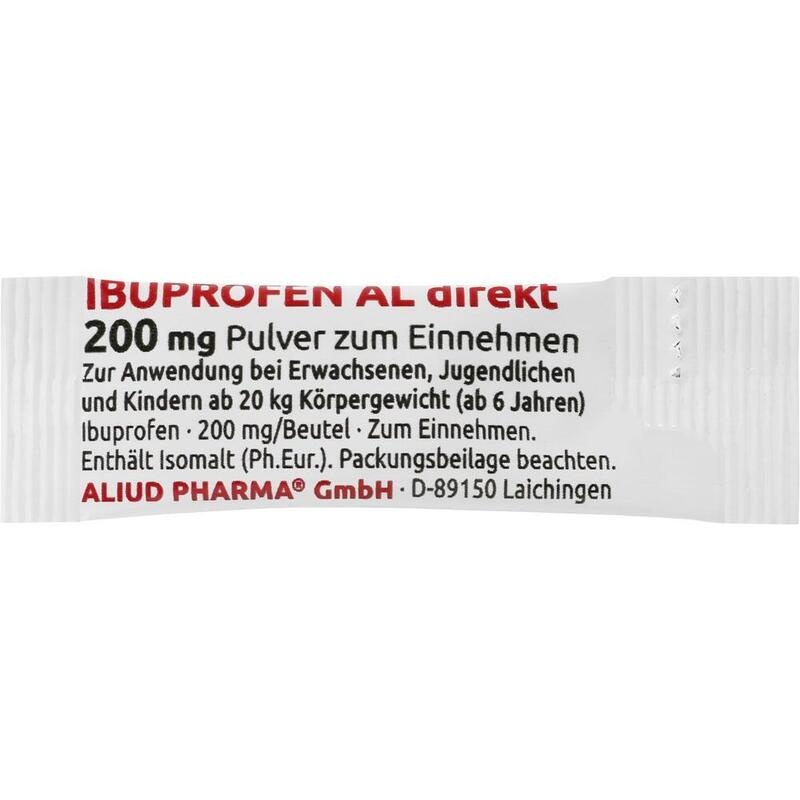IBUPROFEN AL direkt 200 mg Pulver zum Einnehmen