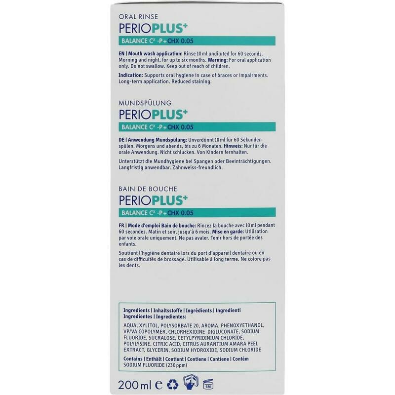 CURAPROX perio Plus+ Balance Mundspülung CHX 0,05%