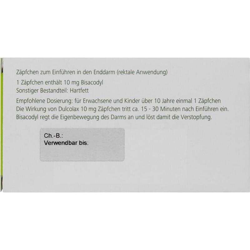 DULCOLAX 10 mg Zäpfchen