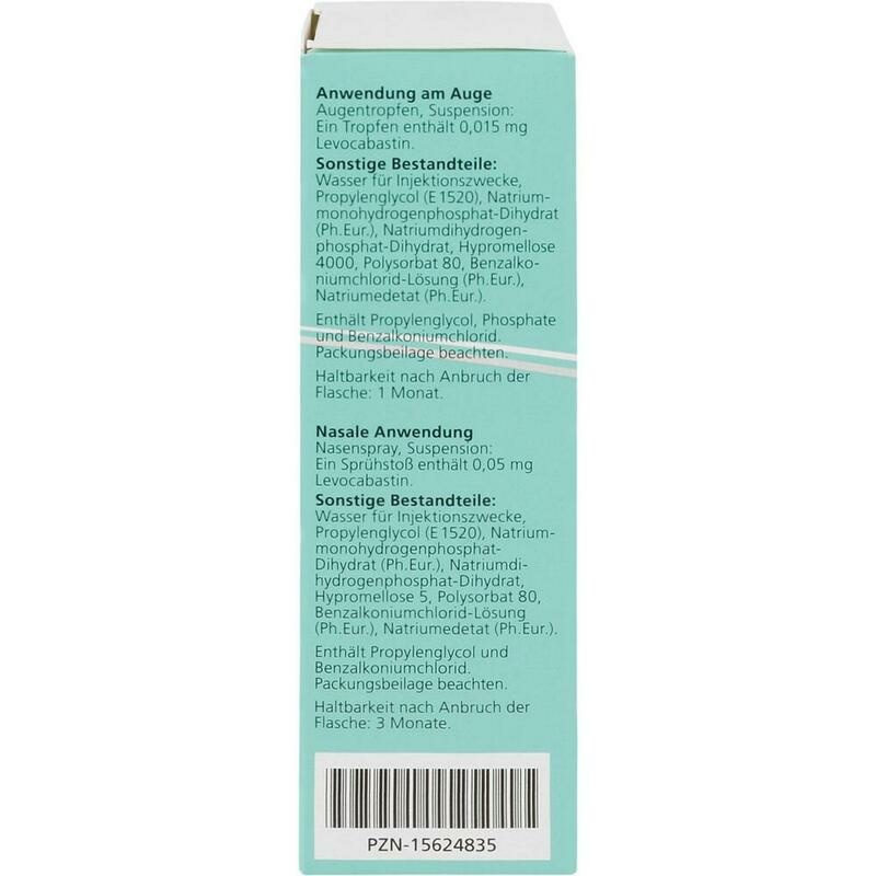 LEVOCAMED Kombi 0,5 mg/ml AT + 0,5 mg/ml Nasenspr.