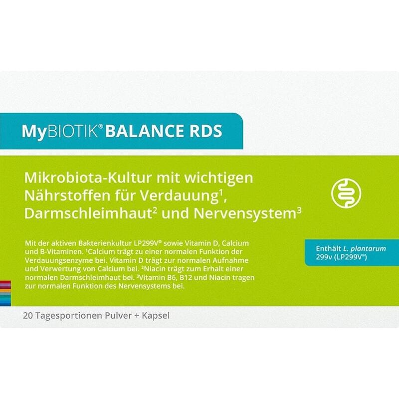 MYBIOTIK BALANCE RDS 20x2 g Plv.+20 Kapseln
