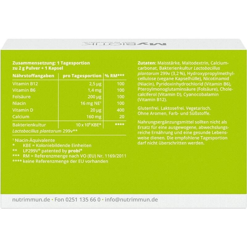 MYBIOTIK BALANCE RDS 20x2 g Plv.+20 Kapseln