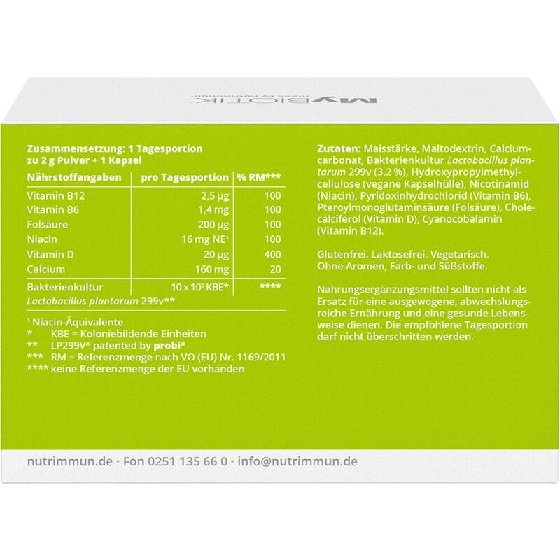 MYBIOTIK BALANCE RDS 40x2 g Plv.+40 Kapseln