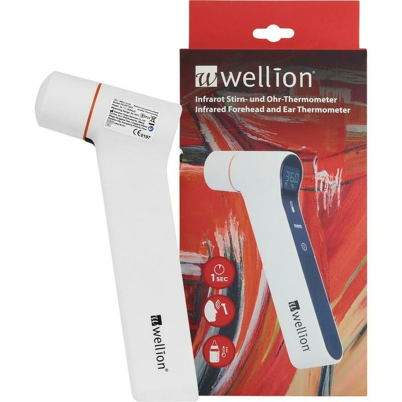 WELLION Infrarot Stirn- und Ohrthermometer