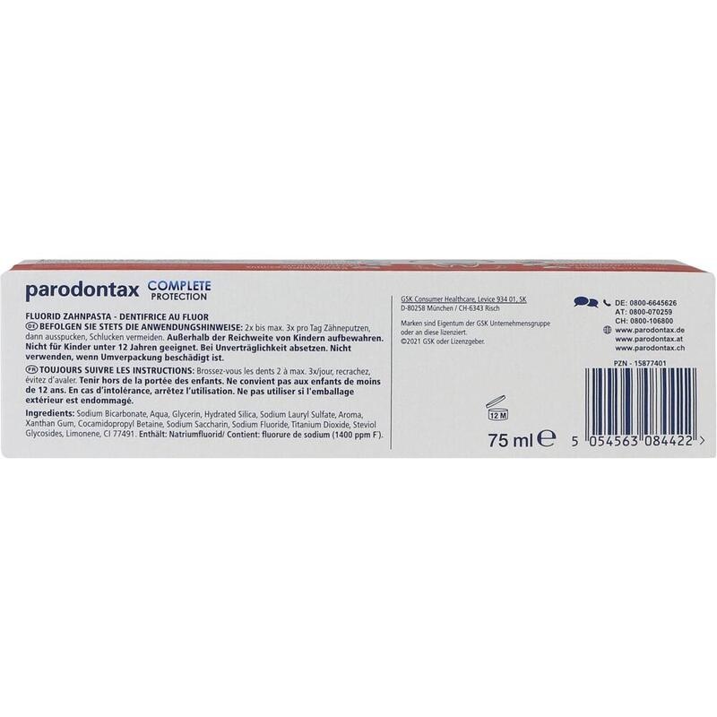 PARODONTAX Complete Protection whitening Zahncreme