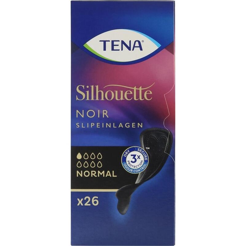 TENA SILHOUETTE Inkontinenz Slipeinlagen norm.noir