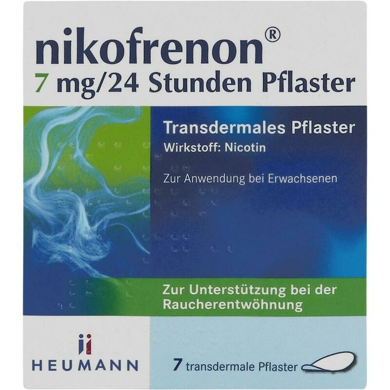 NIKOFRENON 7 mg/24 Stunden Pflaster transdermal