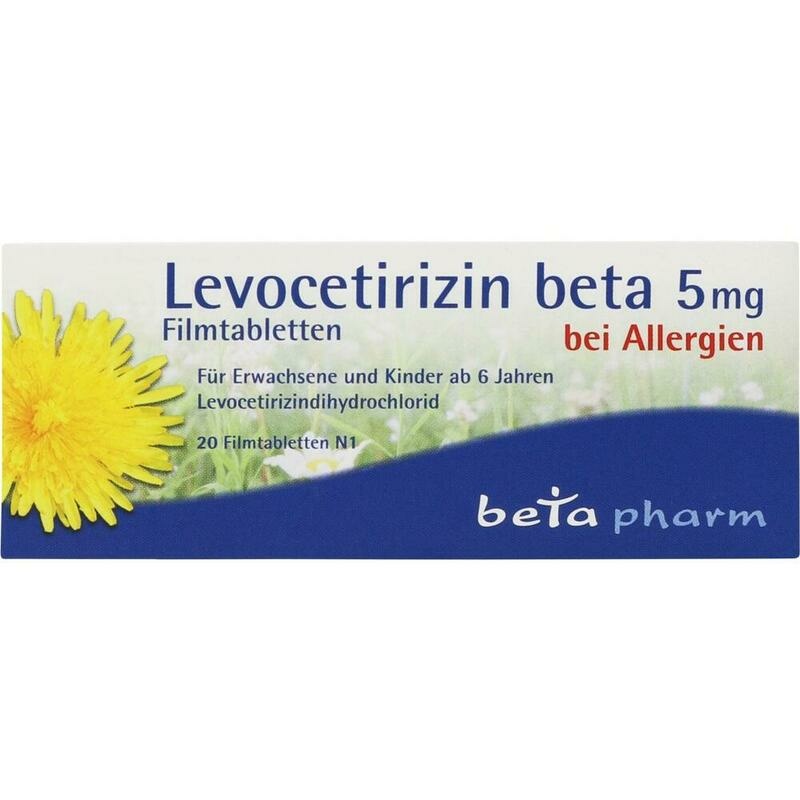 LEVOCETIRIZIN beta 5 mg Filmtabletten