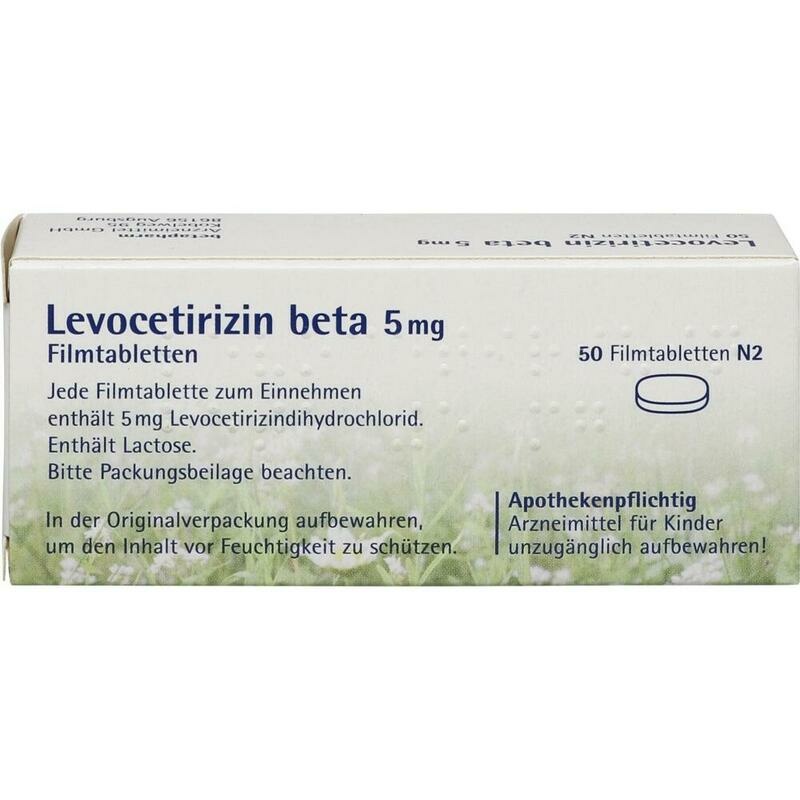 LEVOCETIRIZIN beta 5 mg Filmtabletten