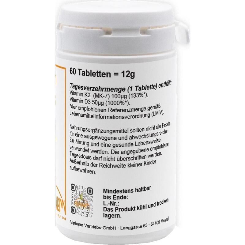 VITAMIN K2+D3 Tabletten