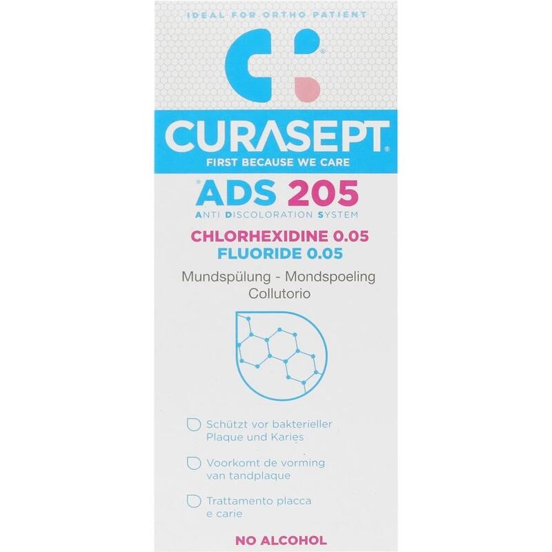 CURASEPT 0,05% Chlorhexidin ADS 205 Mundspülung