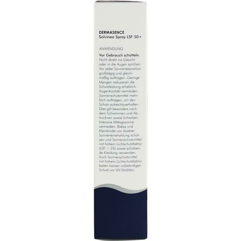 DERMASENCE Solvinea Spray LSF 50+