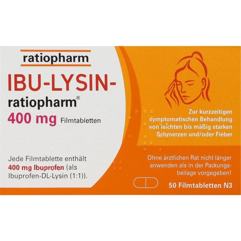 IBU-LYSIN-ratiopharm 400 mg Filmtabletten