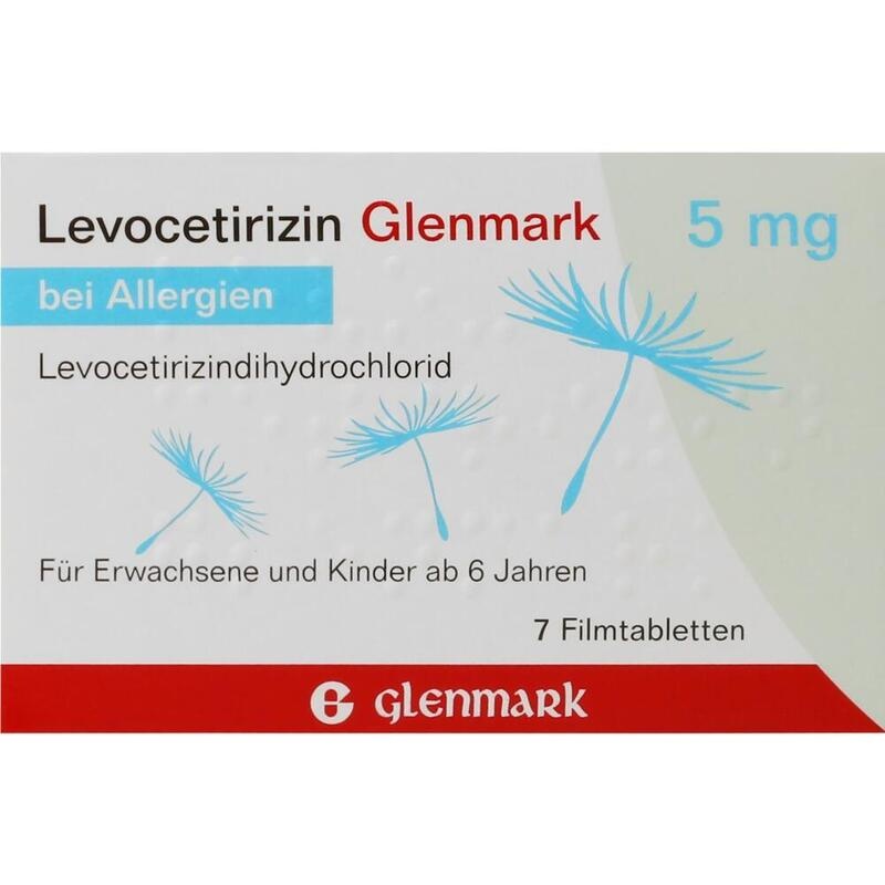 LEVOCETIRIZIN Glenmark 5 mg Filmtabletten