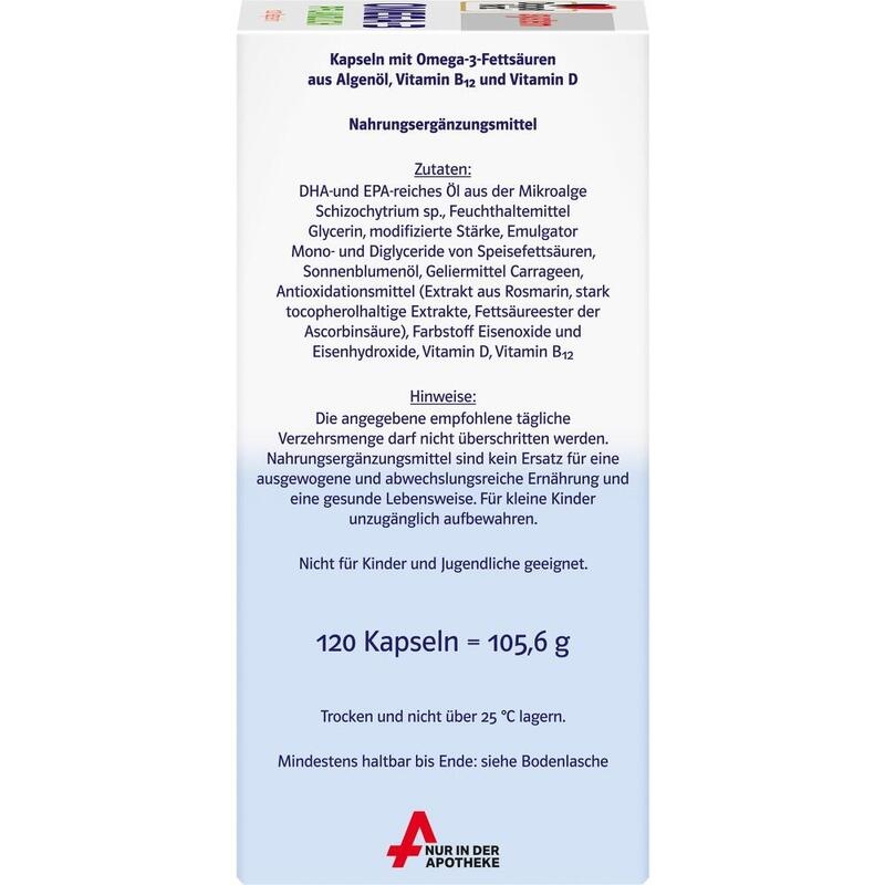 DOPPELHERZ Omega-3 pflanzlich system Kapseln