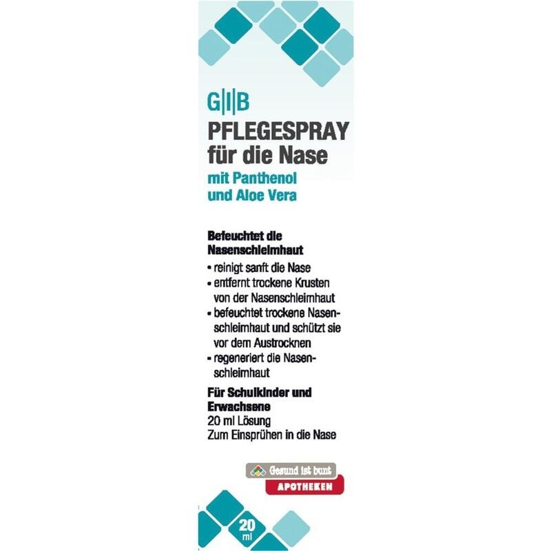 GIB Pflegespray f.d.Nase m.Panthenol+Aloe Vera