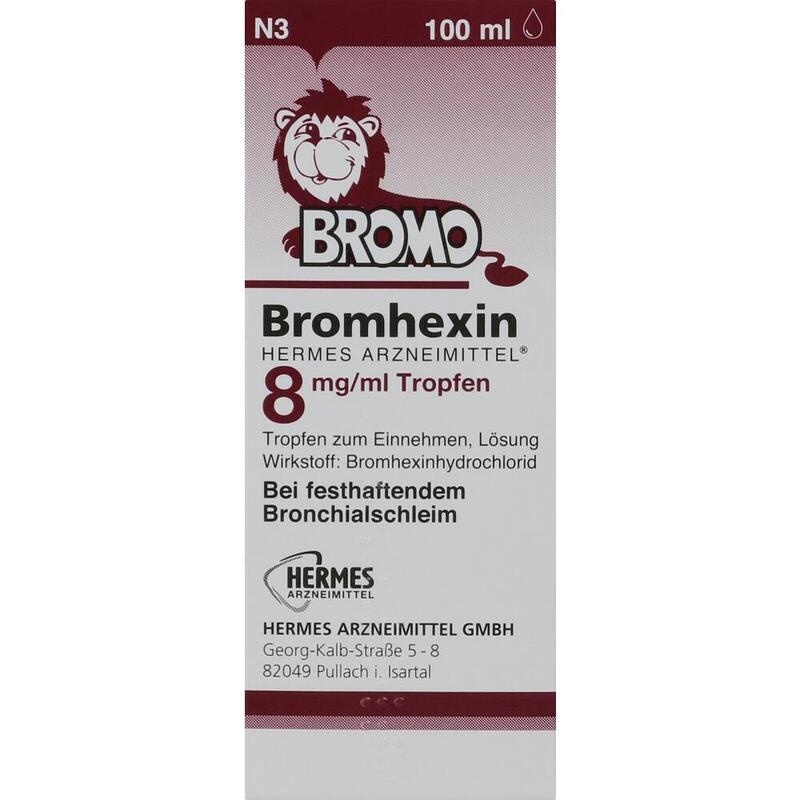 BROMHEXIN Hermes Arzneimittel 8 mg/ml Tropfen