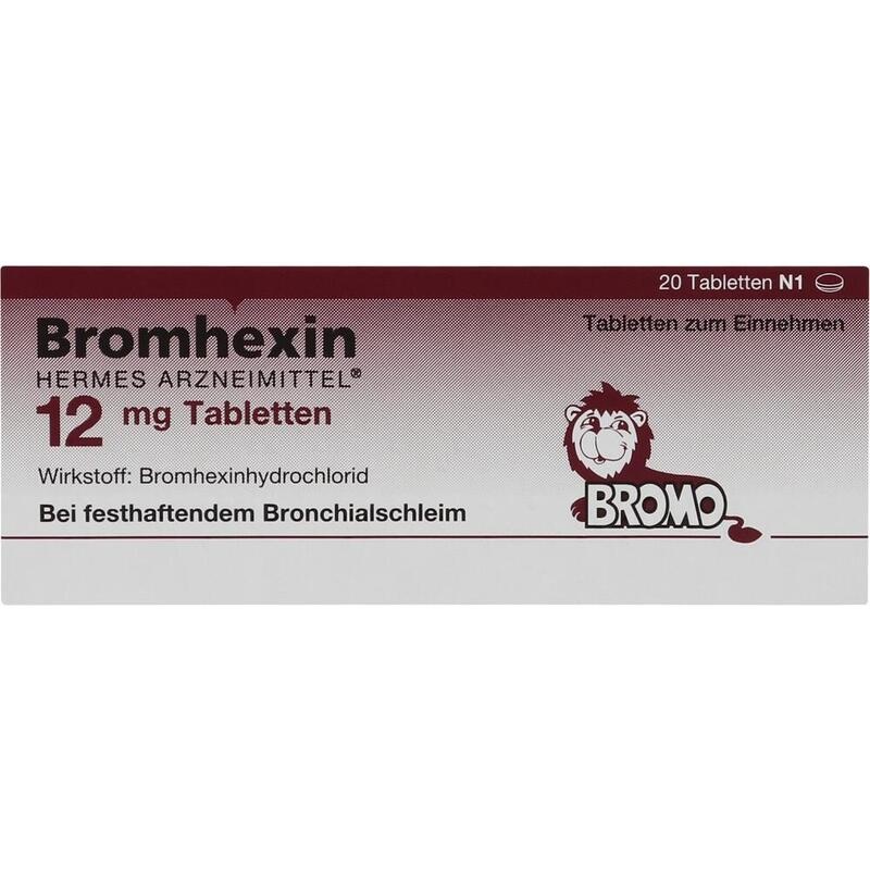BROMHEXIN Hermes Arzneimittel 12 mg Tabletten