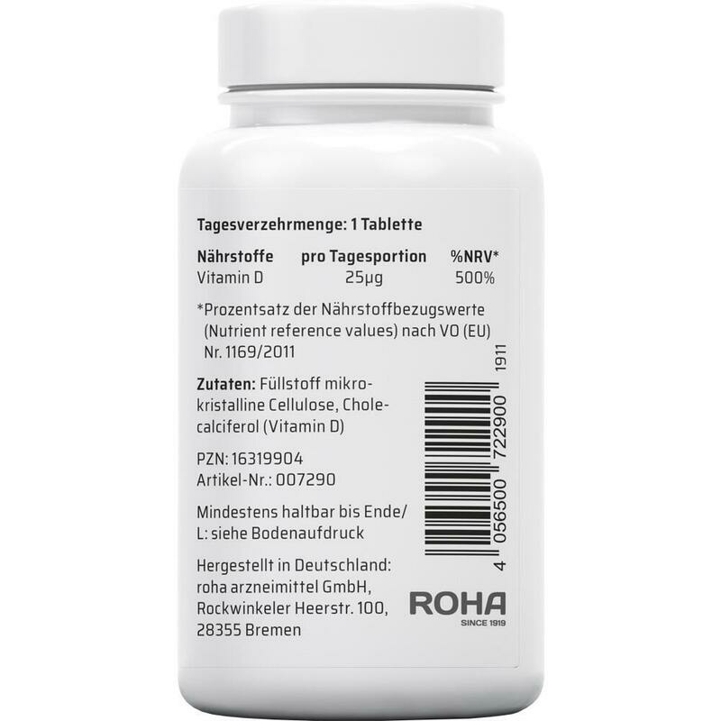 SANHELIOS Vitamin D 1.000 I.E. Tabletten