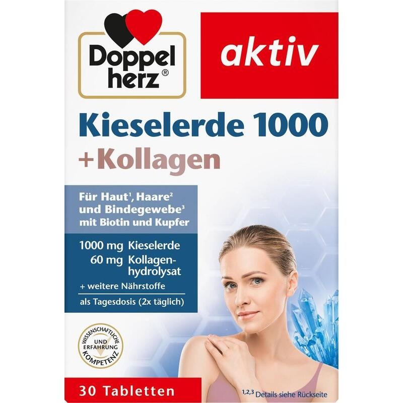 DOPPELHERZ Kieselerde+Kollagen Tabletten