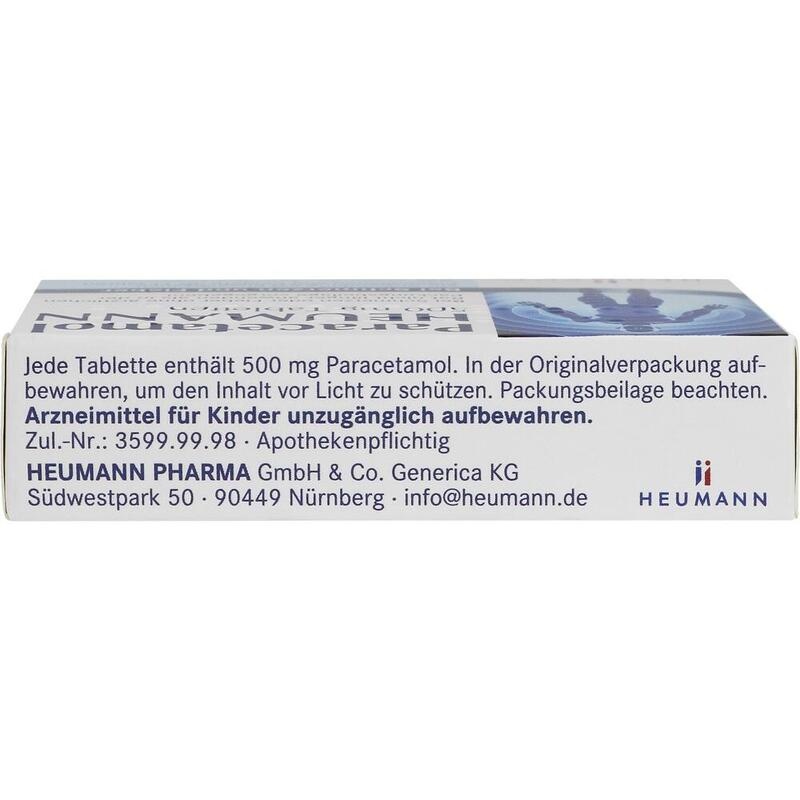 PARACETAMOL HEUMANN 500mg Tab.b.Schmerzen u.Fieber