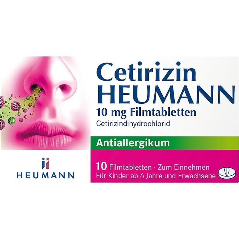CETIRIZIN Heumann 10 mg Filmtabletten