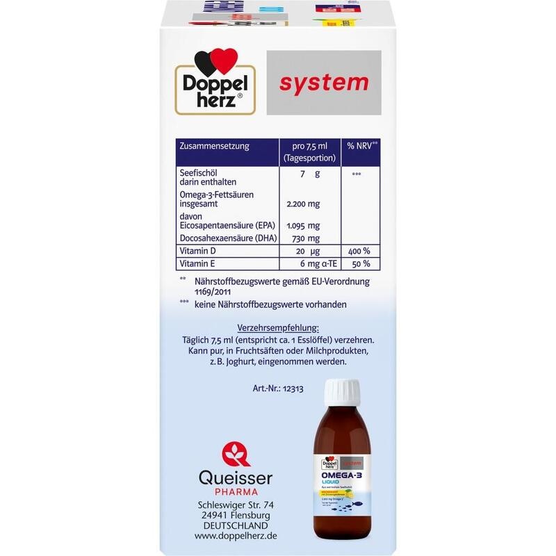 DOPPELHERZ Omega-3 Liquid system