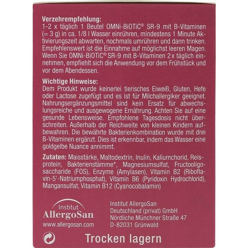 OMNI BiOTiC SR-9 mit B-Vitaminen Pulver Beutel