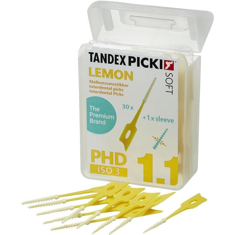 TANDEX PICKI soft Interdentalb.PHD 1.1/ISO 3 lemon