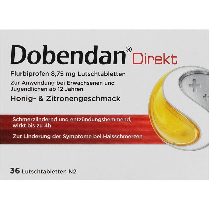 DOBENDAN Direkt Flurbiprofen 8,75 mg Lutschtabl.