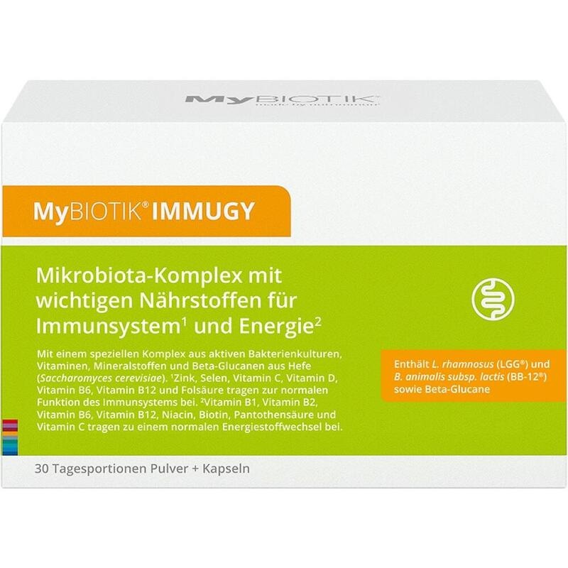 MYBIOTIK IMMUGY Kombipackung 30x2 g+60 Kapseln