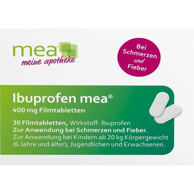IBUPROFEN mea 400 mg Filmtabletten