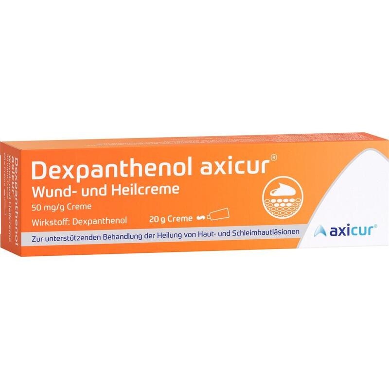 DEXPANTHENOL axicur Wund- und Heilcreme 50 mg/g