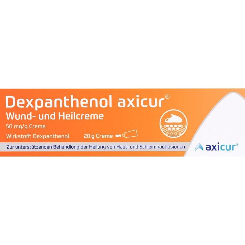 DEXPANTHENOL axicur Wund- und Heilcreme 50 mg/g