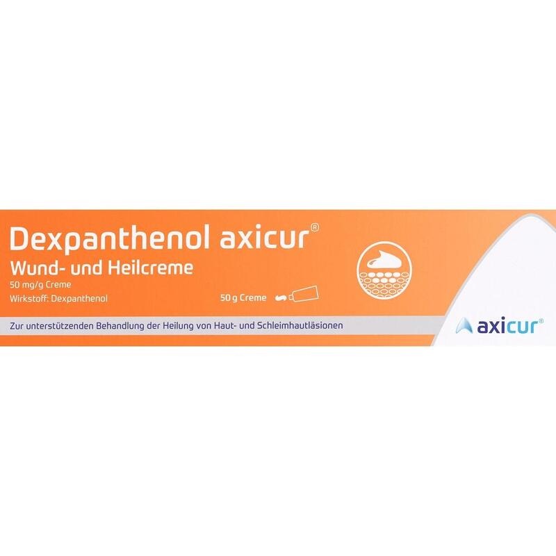 DEXPANTHENOL axicur Wund- und Heilcreme 50 mg/g