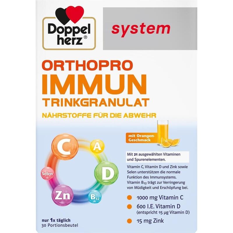 DOPPELHERZ Orthopro Immun system Trinkgranulat