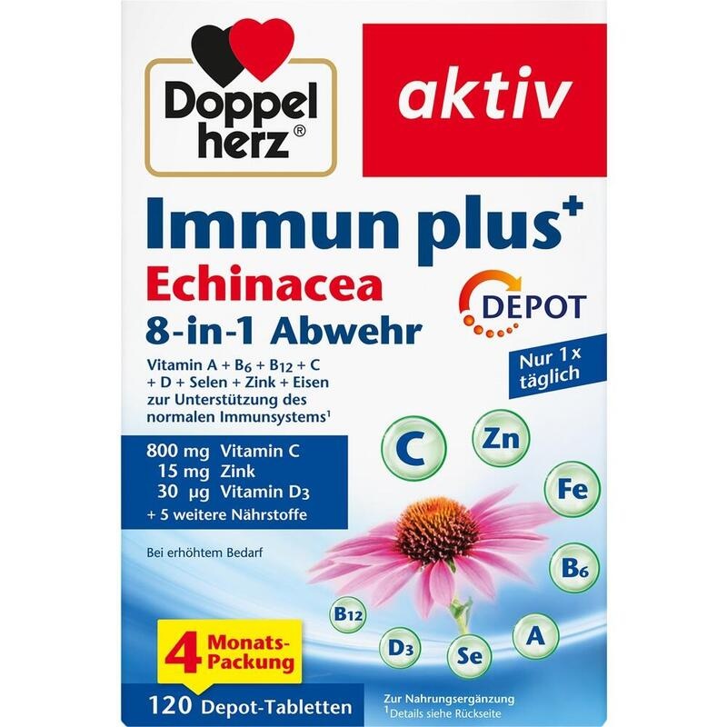 DOPPELHERZ Immun plus Echinacea Depot Tabletten
