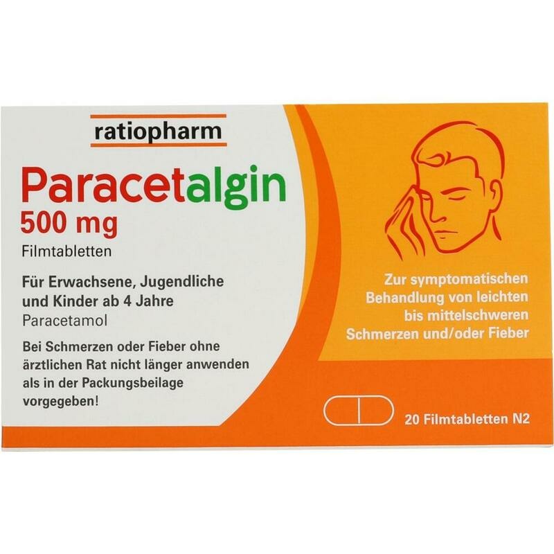PARACETALGIN 500 mg Filmtabletten