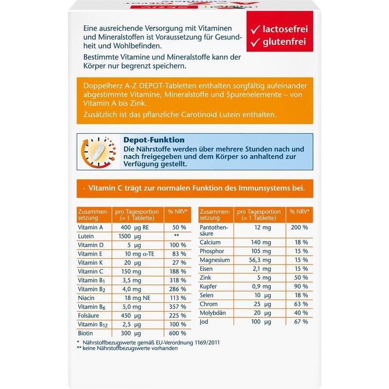 DOPPELHERZ A-Z Complete Depot Tabletten