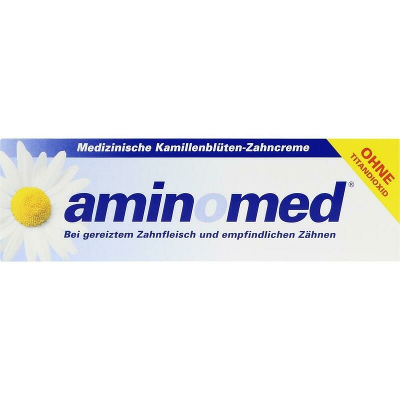 AMINOMED Kamillenblüten Zahncreme ohne Titandioxid