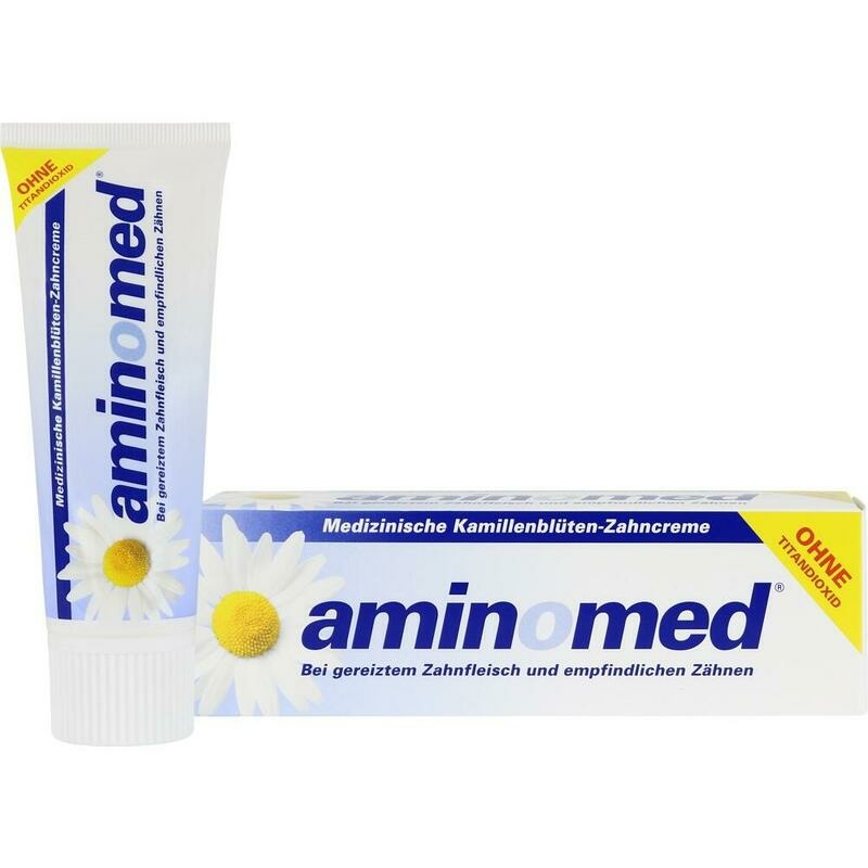 AMINOMED Kamillenblüten Zahncreme ohne Titandioxid