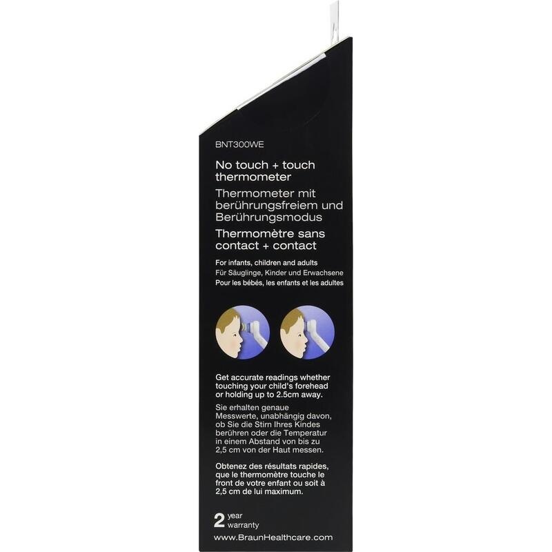 BRAUN NO touch+touch Stirnthermometer