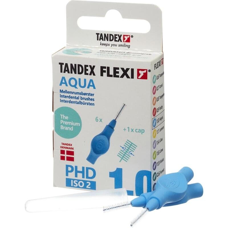 TANDEX FLEXI Interdentalb.PHD 1.0/ISO 2 aqua