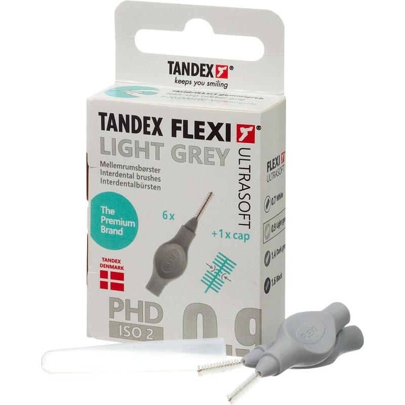 TANDEX FLEXI UltraSoft Bürste PHD 0.9/ISO 2 h.grau