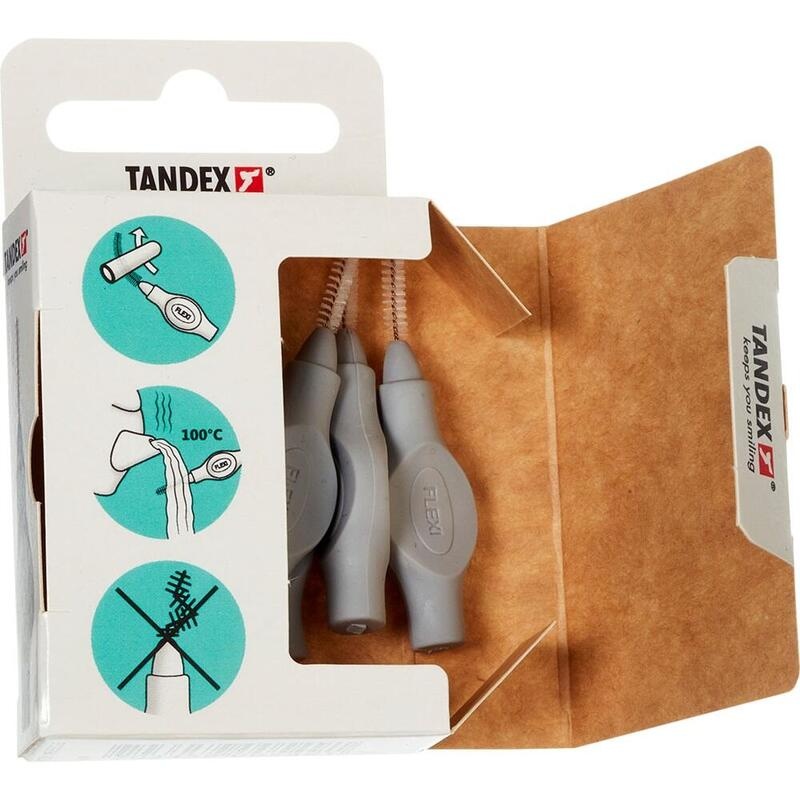 TANDEX FLEXI UltraSoft Bürste PHD 0.9/ISO 2 h.grau