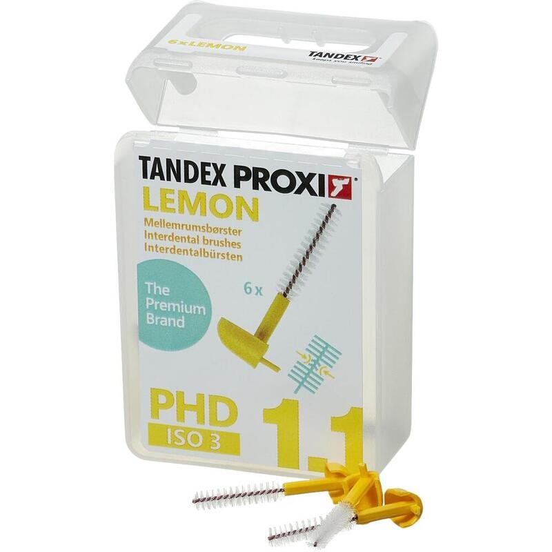 TANDEX PROXI Interdentalbürste PHD 1.1/ISO 3 lemon