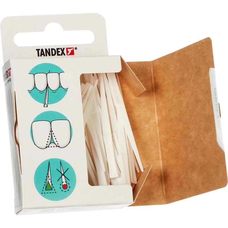 TANDEX PICKI Zahnstocher Plastik weiss dreieckig