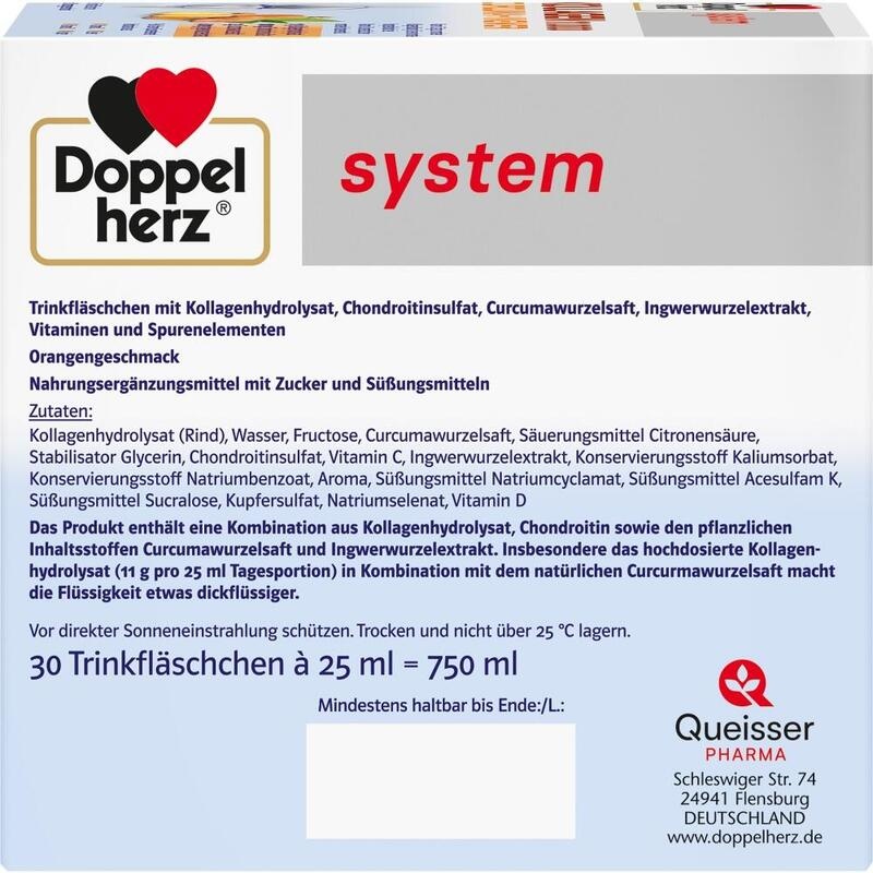 DOPPELHERZ Kollagen 11.000 Curcuma+Ingw.system TRA