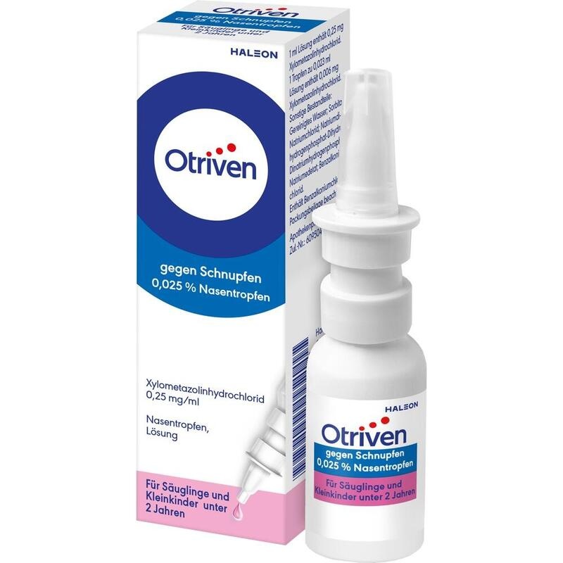 OTRIVEN gegen Schnupfen 0,025% Nasentropfen